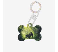 The Gorilla Crossing Médaille personnalisée en acrylique de qualité pour animaux de compagnie, élégante et durable