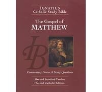 The Gospel According to Saint Matthew: With Introduction, Commentary, and Notes, Standard Version, Catholic Edition