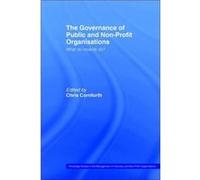 The Governance of Public and NonProfit Organizations by Chris Cornforth Cornforth, Chri, Cornforth, Chris (Auteur)