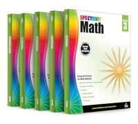 The Grade 3 Series. Spectrum Math Workbook- Volume 4, Spectrum Reading Workbook- Volume 22, Spectrum Vocabulary- Volume 86 , Spectrum Writing- Volume 37, Word Problems- Volume 76 by Spectrum