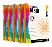 The Grade 5 Series. Spectrum Math Workbook- Volume 6, Spectrum Reading Workbook- Volume 24, Spectrum Vocabulary- Volume 88, Spectrum Writing- Volume 39, Word Problems- Volume 78 by Spectrum