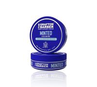 The Grafton Barber Minted Gloss Wax - fini haute brillance avec fixation forte pour un contrôle toute la journée. Recommandé par les meilleurs barbershops