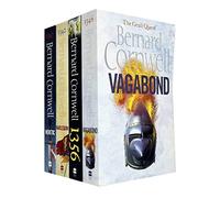 The Grail Quest Collection Bernard Cornwell 4 Books Set Pack (1356, Harlequin, Vagabond, Heretic) - Bernard Cornwell