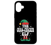 The Gram-Cracker Elf Ensemble Familial Amusant de Noël Assorti Coque pour iPhone 16 Plus
