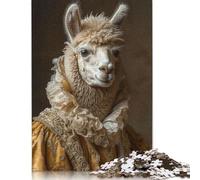 The Grand Alpaca Puzzles 1000 Pieces Cadeau Unique Jeu Éducatif Défi Jouet À De Qualité Supérieure Peinture Art pour Adultes Et Enfants À Partir De 14 Ans 1000pcs (75x50cm)
