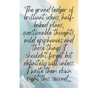 The grand ledger of brilliant ideas, half-baked plans, questionable thoughts, mild epiphanies and those things I shouldn’t forget...: 120 Page 6x9 ... | Secret Santa & White Elephant Gift Idea
