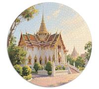 The Grand Palace of Bangkok Puzzle 1000 Pièces Educa Jouet en Bois Cadeau Unique Décoration Intérieure Building Jeu Éducatif Challenge Toy Adultes & Enfants des 14 Ans 1000pcs (67.5x67.5cm)
