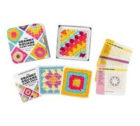 The Granny Square Card Deck 50 Modèles de Sets de Cartes DIY papier cartonné cuivré Planche Carré du Crochet Outil de Tricotage.
