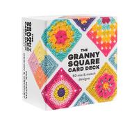 The Granny Square Card Deck,Crochet Cards,Gore Kit, Grandma Will Pattern Set For Beginners,Mix & Matchs Designs,50 -1 Set
