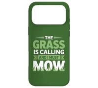 The Grass is Calling and I Must Mow Yard Work Humour Coque pour iPhone 17 Pro Max