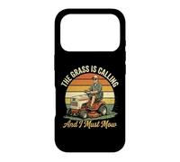 The Grass is Calling I Must Mow Tondeuse à Gazon Humoristique Coque pour iPhone 17 Pro