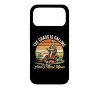 The Grass is Calling I Must Mow Tondeuse à Gazon Humoristique Coque pour iPhone 17 Pro Max