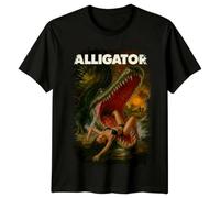 The Great Alligator (1979) Movie Poster Inspired T-Shirt Retro 80s Tee Black 3XL
