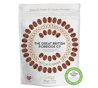 The Great British Porridge Co. Porridge instantanée, café latte, végétalien, riche en fibres, pochette de 385 g