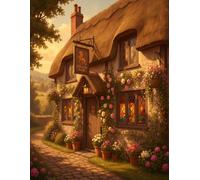 The Great British Pub Stained Glass Colouring Book: 80 Unique Illustrations for Adults and Teens