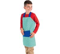 The Great British Sewing Bee - Kit pour faire un tablier soi-même - 4 pièces - Vert/Bleu