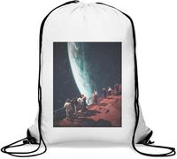 The Great Canyon of Outer Space Sac de gym décontracté avec cordon de serrage Blanc