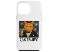 The Great Catsby - Parodie drôle de Chat rétro Coque pour iPhone 13 Pro Max