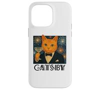 The Great Catsby - Parodie drôle de Chat rétro Coque pour iPhone 14 Pro Max