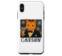 The Great Catsby - Parodie drôle de Chat rétro Coque pour iPhone XS Max