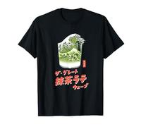 The Great Matcha Latte Wave Japanese Retro Pop Art T-Shirt
