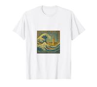 The Great Mosque Wave/Casablanca/Kanagawa Remix T-Shirt