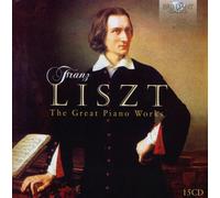 THE GREAT PIANO WORKS - VARIOUS 15 CD NEUF LISZT,FRANZ