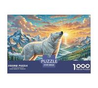 The Great Pyrenees Puzzle 1000 Pièces Educa Jouet en Bois Jeu D'Intelligence Décoration Intérieure Jeu Éducatif Challenge Toy Adultes Et Enfants À Partir De 14 Ans 38x26cm/1000pcs