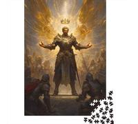 The Great Roi Puzzle 1000 Pièces pour Adultes Roi pour L'accrocher Une Fois L'assemblage Terminé Puzzle Pixel Art De l'art De La Décoration Moderne Multi-Colour 1000pcs (75x50cm)