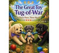 The Great Toy Tug-of-War!: A Three Paws, Three Hearts Adventure for Kids Ages 3-8 | A Heartwarming Dog Story About Sharing, Teamwork & Friendship