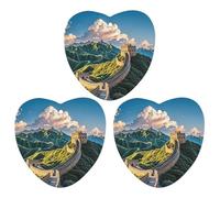 The Great Wall Lot de 3 désodorisants à suspendre pour voiture, maison, bureau, style gris