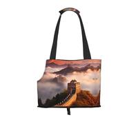 The Great Wall Sac à bandoulière pour animal domestique pour sortir - Sac à bandoulière double usage pour petit chien et chat
