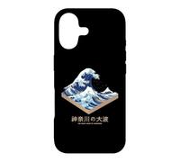 The Great Wave Kanagawa Modern 3D isométrique Wave Japonaise Coque pour iPhone 17