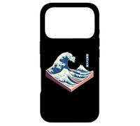 The Great Wave Kanagawa Modern 3D isométrique Wave Japonaise Coque pour iPhone 17 Pro