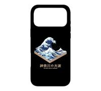 The Great Wave Kanagawa Modern 3D isométrique Wave Japonaise Coque pour iPhone 17 Pro Max