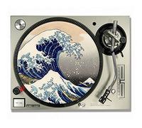 The Great Wave Off Kanagawa Hokusai DJ SLIPMATS/Turntable Tapis de platine, disque de feutrine, en vinyle 7inch