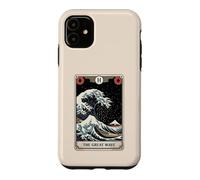 The Great Wave Off Kanagawa Tarot Card Night Art Japan Coque pour iPhone 11
