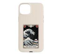 The Great Wave Off Kanagawa Tarot Card Night Art Japan Coque pour iPhone 15 Plus