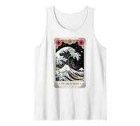 The Great Wave Off Kanagawa Tarot Card Night Art Japan Débardeur