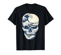 The Great Wave Skull Japanese Otaku Art Anime Lover Gift T-Shirt