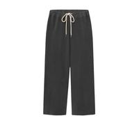 THE Great - Wide Leg Cropped Sweatpant - Femme - Pantalons - Noir - Taille: 38 FR