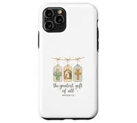 The Greatest Gifts of All Matthew 1:21 Nativity Watercolor Coque pour iPhone 11 Pro