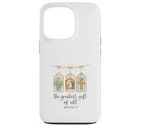 The Greatest Gifts of All Matthew 1:21 Nativity Watercolor Coque pour iPhone 13 Pro