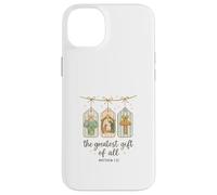 The Greatest Gifts of All Matthew 1:21 Nativity Watercolor Coque pour iPhone 14 Plus