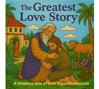 The Greatest Love Story: A timeless tale of love beyond measure: Sweet scenes of God's Love at work in the lives of His People | 8.5x8.5 inches, 147 ... | Gifts for Kids, Teens, Adults and Seniors.