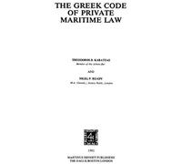 The Greek Code Of Private Maritime Law