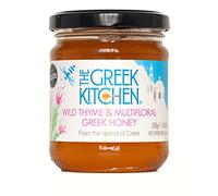 The Greek Kitchen Thym sauvage et miel multifloral, non chauffé et non pasteurisé, 250 g