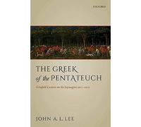 The Greek Of The Pentateuch