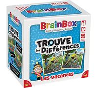 The Green Board Game Co. | BrainBox : Trouve Les Différences : Vacances (Edition 2022) | Jeu de société | A partir de 6 Ans | 1 Joueur + | 10 Minutes