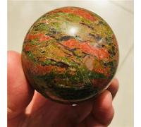 The Green Stone Quartz Crystal Ball Home Decoration Stone Cutting and polishing 1pc Ornaments (Size : 4cm)